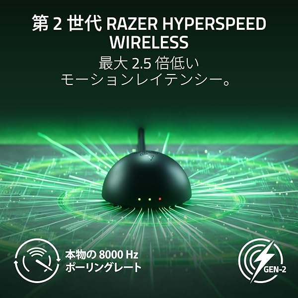 Razer レイザー Viper V4 Pro ゲーミングマウス 49g 超軽量 8,000Hzドングル同梱 ワイヤレス HyperSpeed Wireless 第3世代 Razer Focus Pro オプティカルセンサー 50,000DPI 第4世代 オプティカルマウススイッチ 180時間駆動 オプティカルスクロールホイール 6ボタン ヴァイパーブイフォー プロ 【日本正規代理店保証品】 - 4