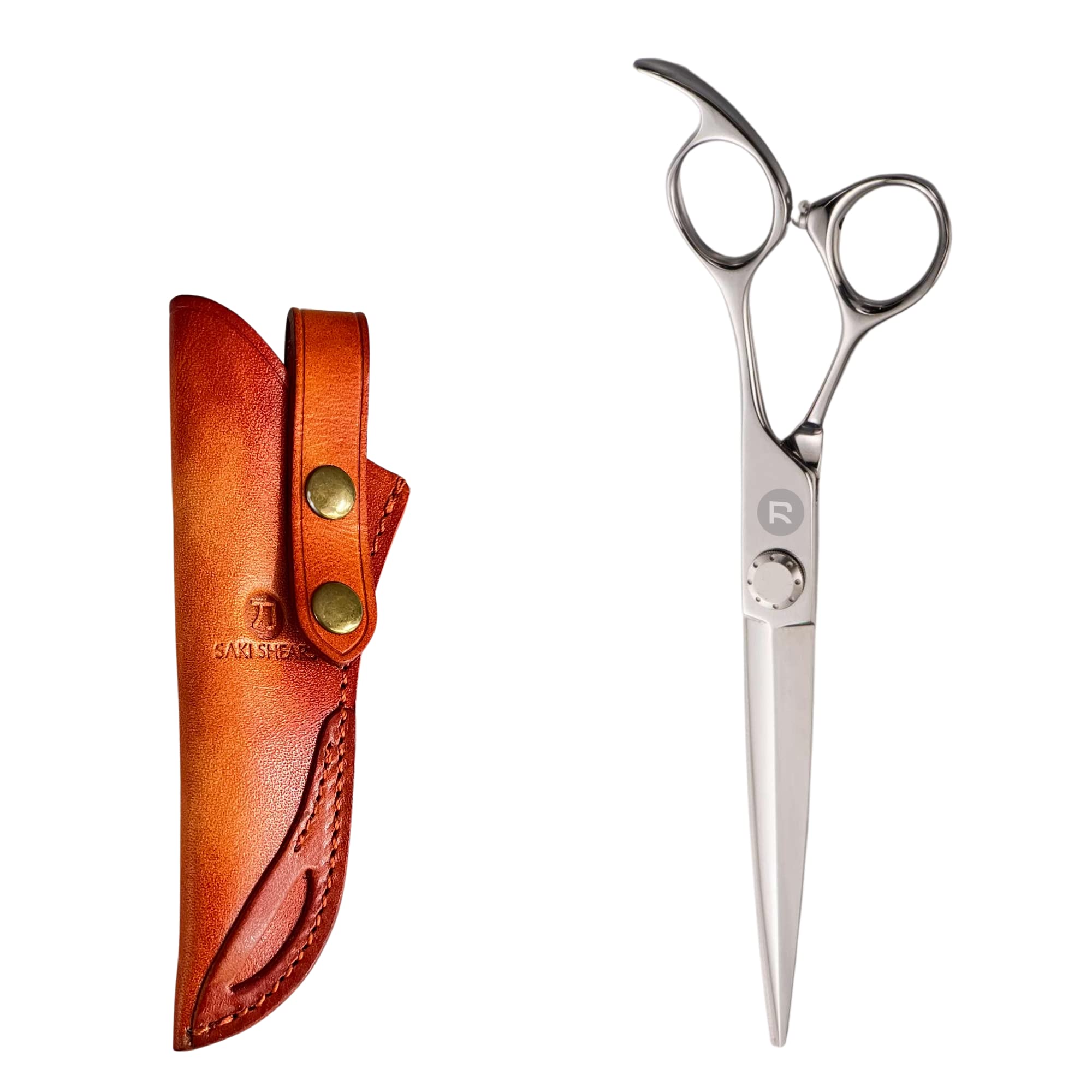 Saki Shears Tanto Professional 6.5" Hair Cutting Shears - Extremely Sharp Hair Cutting Blades for Fine Hair Cutting - Convex Blades - Japanese Steel Scissors for Salon Use