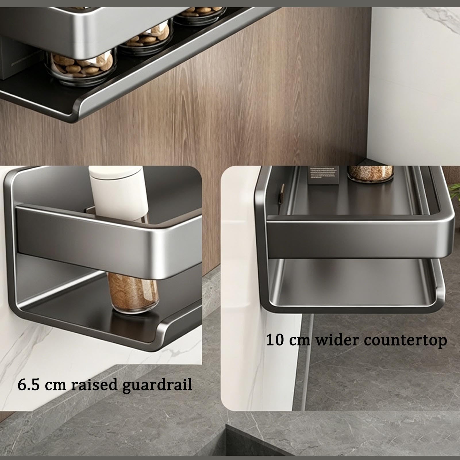 Estante de radiador sin taladro, estante superior extraíble sobre el radiador, alta capacidad de carga, fácil de limpiar, diseño antioxidante para uso en el baño, duradero y práctico