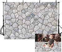 Vista 1 de MEHOFOND 7x5ft Brick Stone Wall Photography Background Home Decor Party Photo Shooting Birthday Party Decoration Backdrop Banner Studio Photo Props