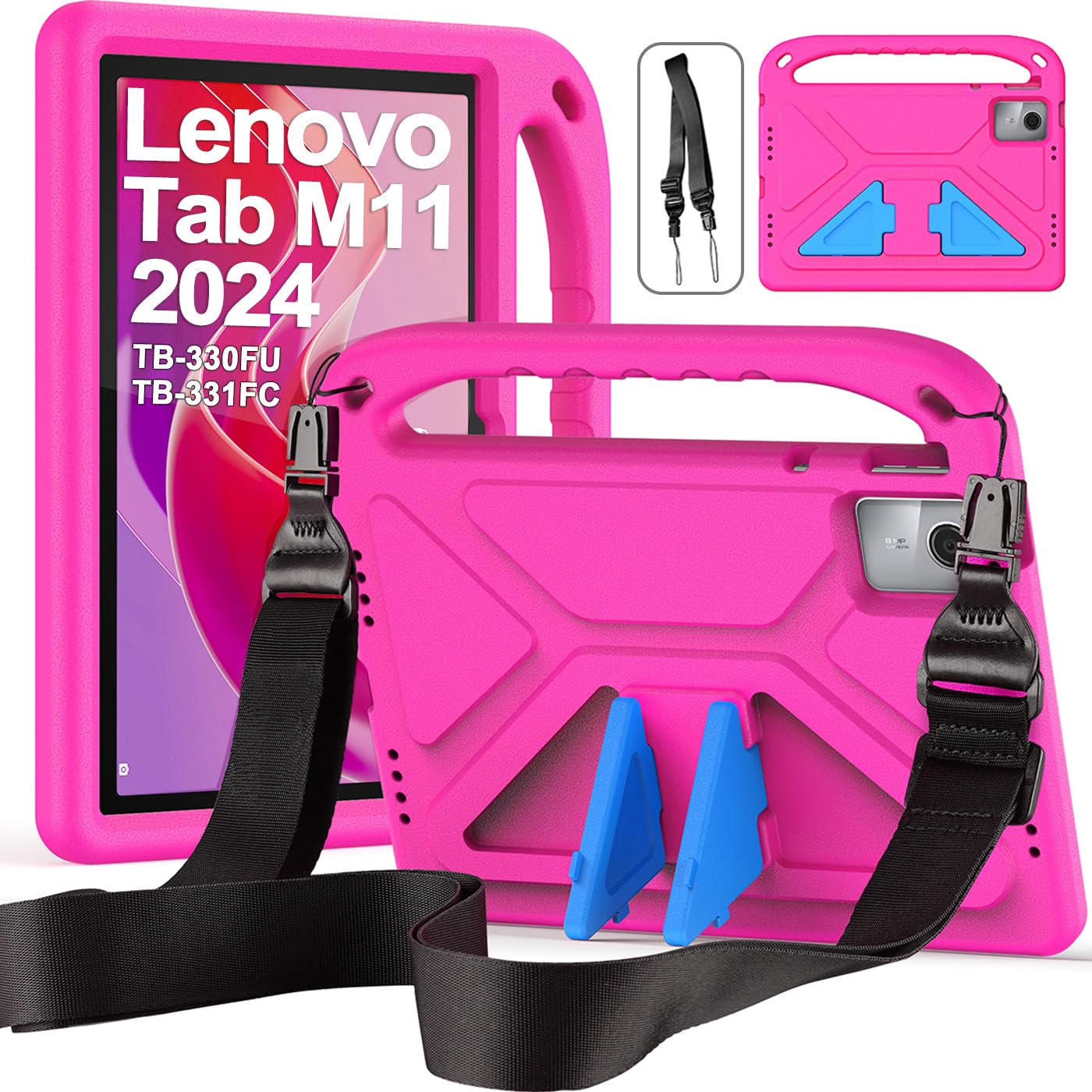 Custodia per bambini Lenovo Tab M11/K11 11 2024 Rossa