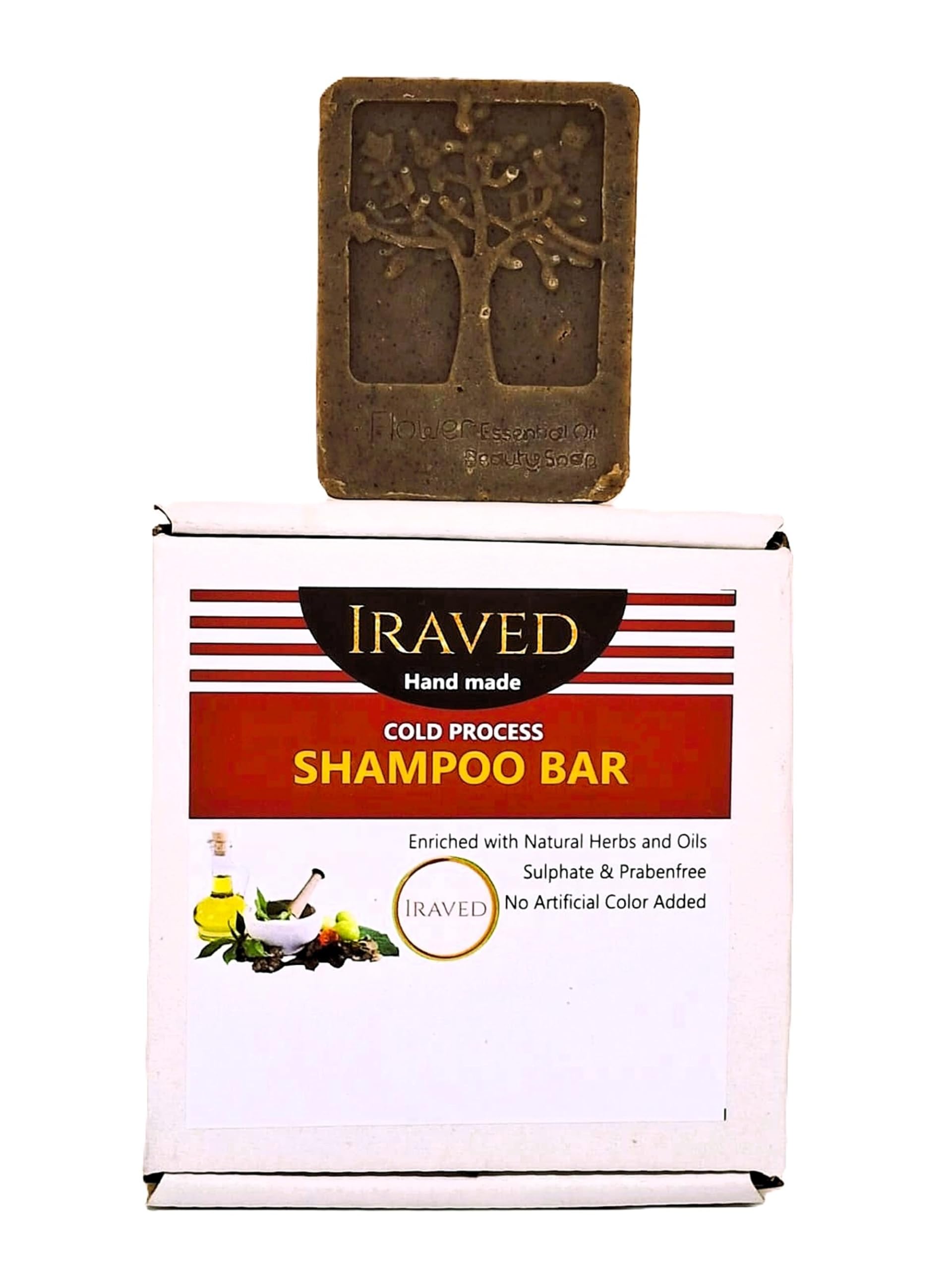 Ayurvedic Shampoo Bar (90g) – Fast-Acting Dandruff Control, Hair Fall Treatment & Dry Scalp Relief | Sulfate & Paraben-Free | Amla, Shikakai, Tulsi | Buy Now for Healthier, Stronger Hair