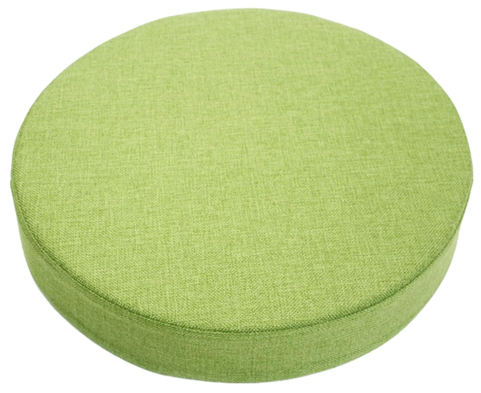 Coussin de siège rond pour tabouret bistrot et chaise de cuisine 17x3 pouces