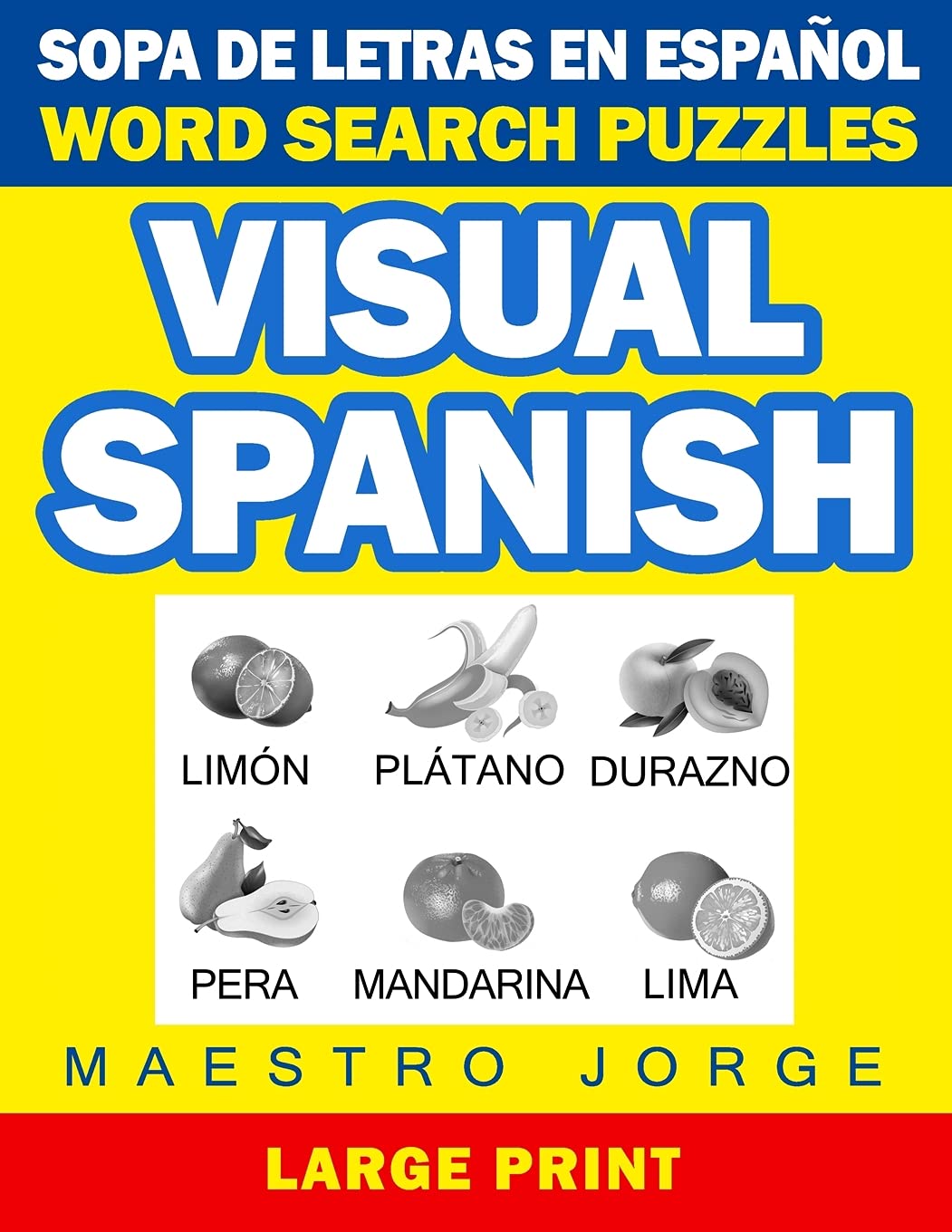 Buy Spanish Word Search Puzzles Large Print Visual (Sopa de Letras en