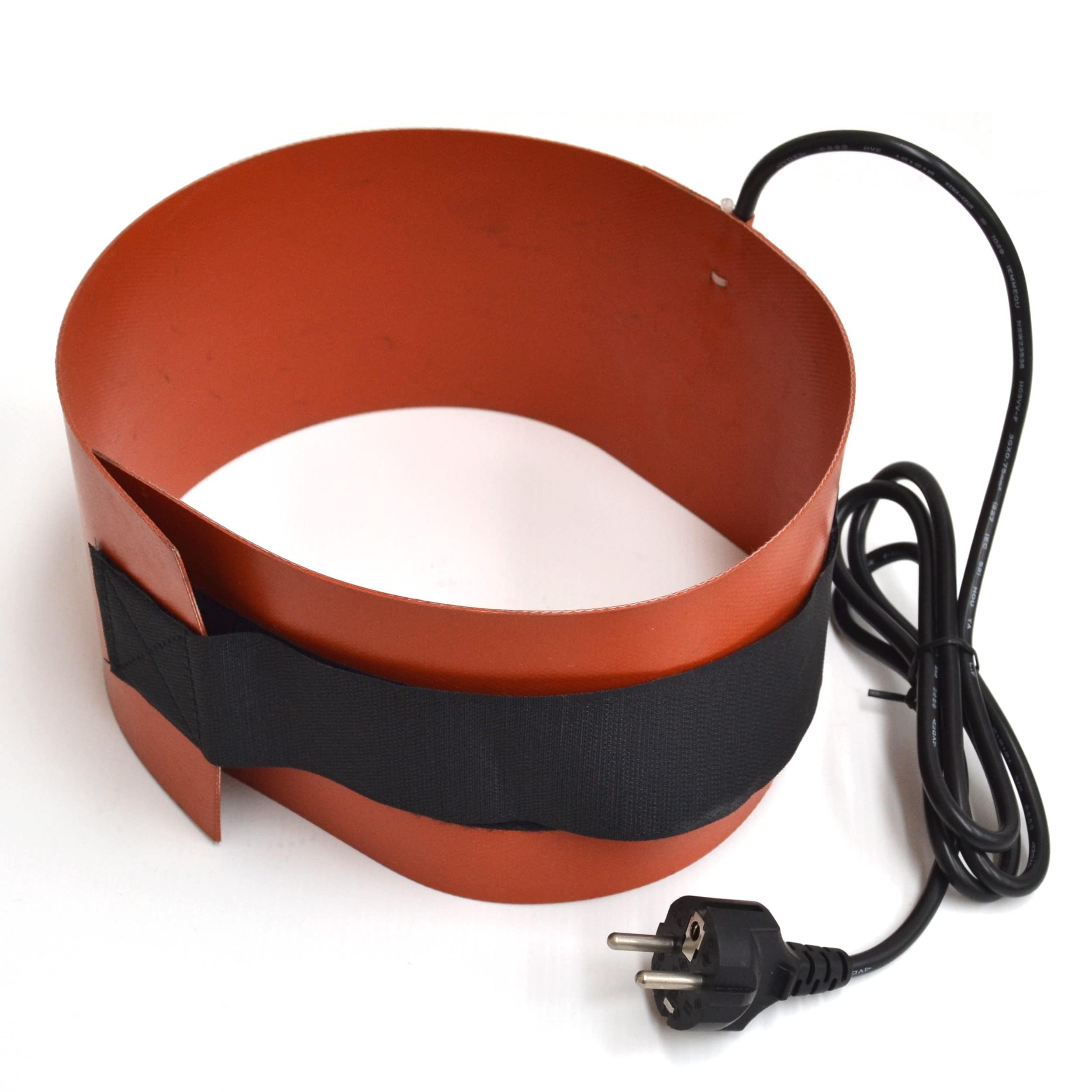 3S SuperSamaStore Ceinture Chauffante Thermostatée pour Bouteilles de Gaz Réfrigérant, Chauffe-bouteille 220 V 380 W, Augmente la Pression et Vaporisation, Compatible 10/12 et 30/36 Kg, Prise Schuko