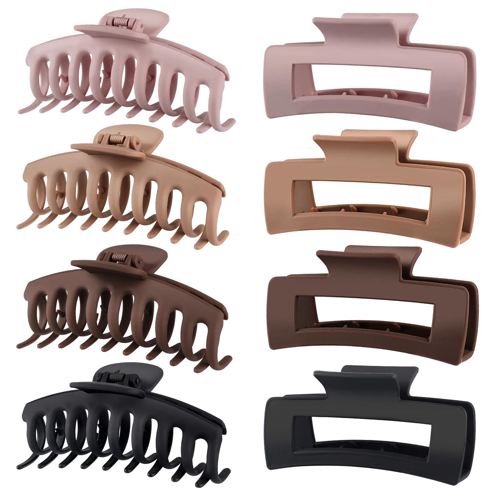 TOCESS Claw Clips Set--8 Pcs