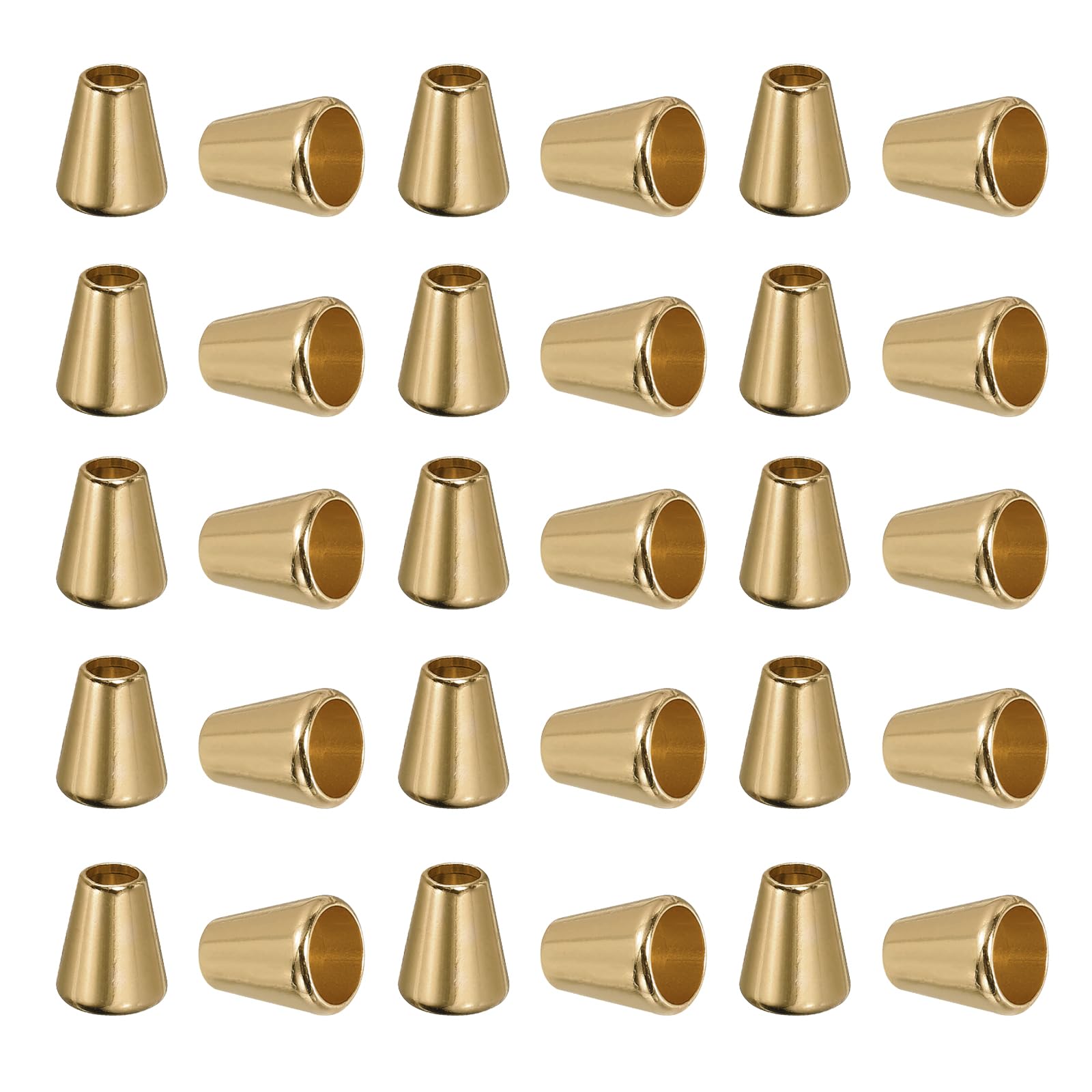 PATIKIL Bell Stopper Conical Cord Ends