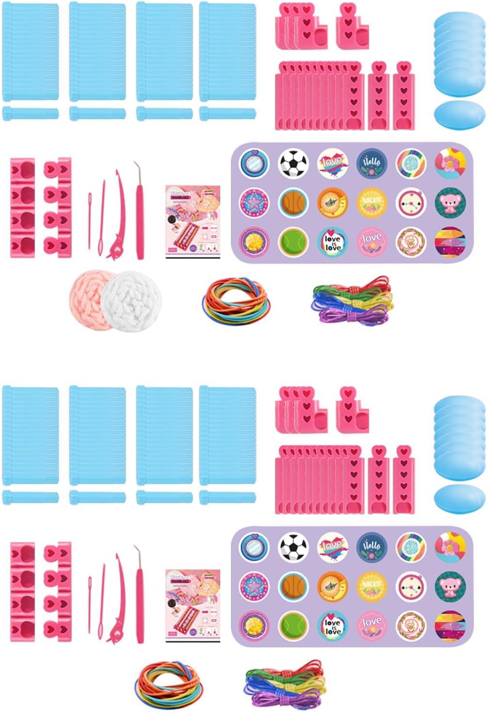 MERISHOPP Bracelet Making Set DIY Bracelet Kits for Women Beginners Ages 7 8 9 10 11 12 Small Storage Box Crafts/Beads & Jewelry Making/Beading & Jewelry Kits/Jewelry Making Kits'