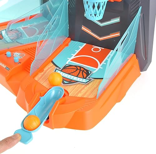 Miniatura 3 de PowerTRC Ultimate Arcade de baloncesto de escritorio grande diversión sin fin para niños y adultos con acción para 2 jugadores, juego de disparos en