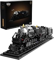 Nifeliz Big Boy Locomotive Building Kit: 1818-Piece Articulated Steam Train Model Display Set for Enthusiasts & Collectors