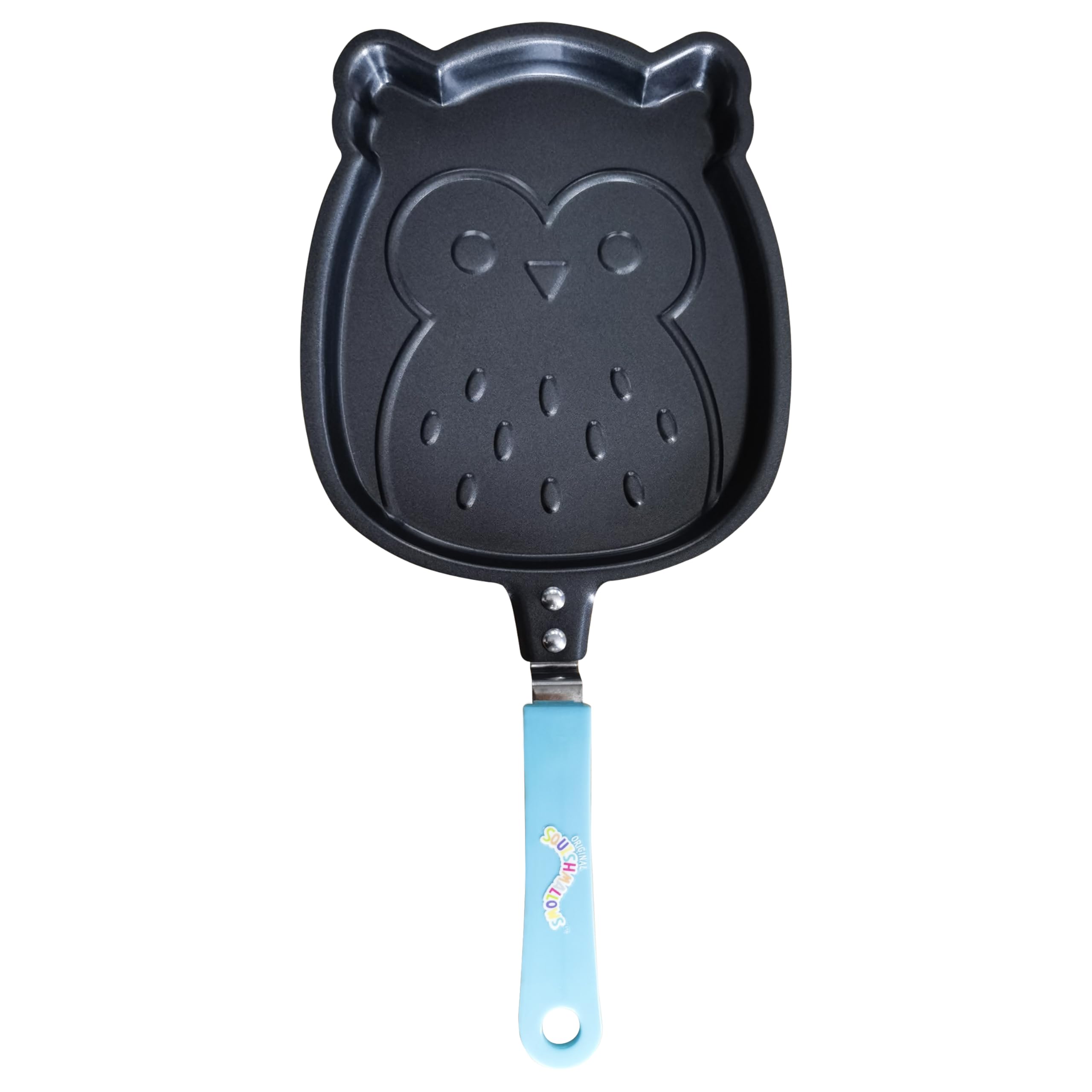 Fizz Creations Squishmallows Winston The Owl Pancake Pan | Officially Licensed | Secure Handle | Shaped Non-Stick Pan | Winston The Owl
