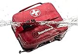 Surviveware Waterproof Premium Survival First Aid Kit - Survival Emergency Preparedness for Travel Camping Gear, Survival Kit and Outdoor Emergencies - HSA & FSA Eligible Survival Kit Premium - Red