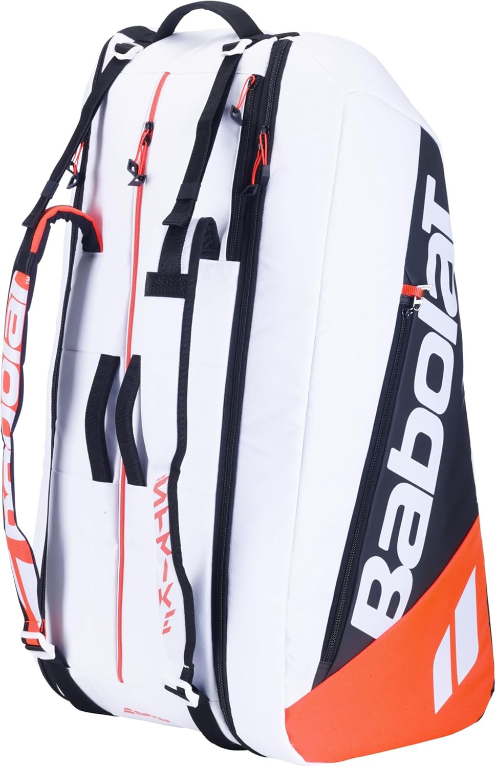 Babolat Pure Strike 4th Gen Racquet Holder x12 Tennis Bag (White/Red)