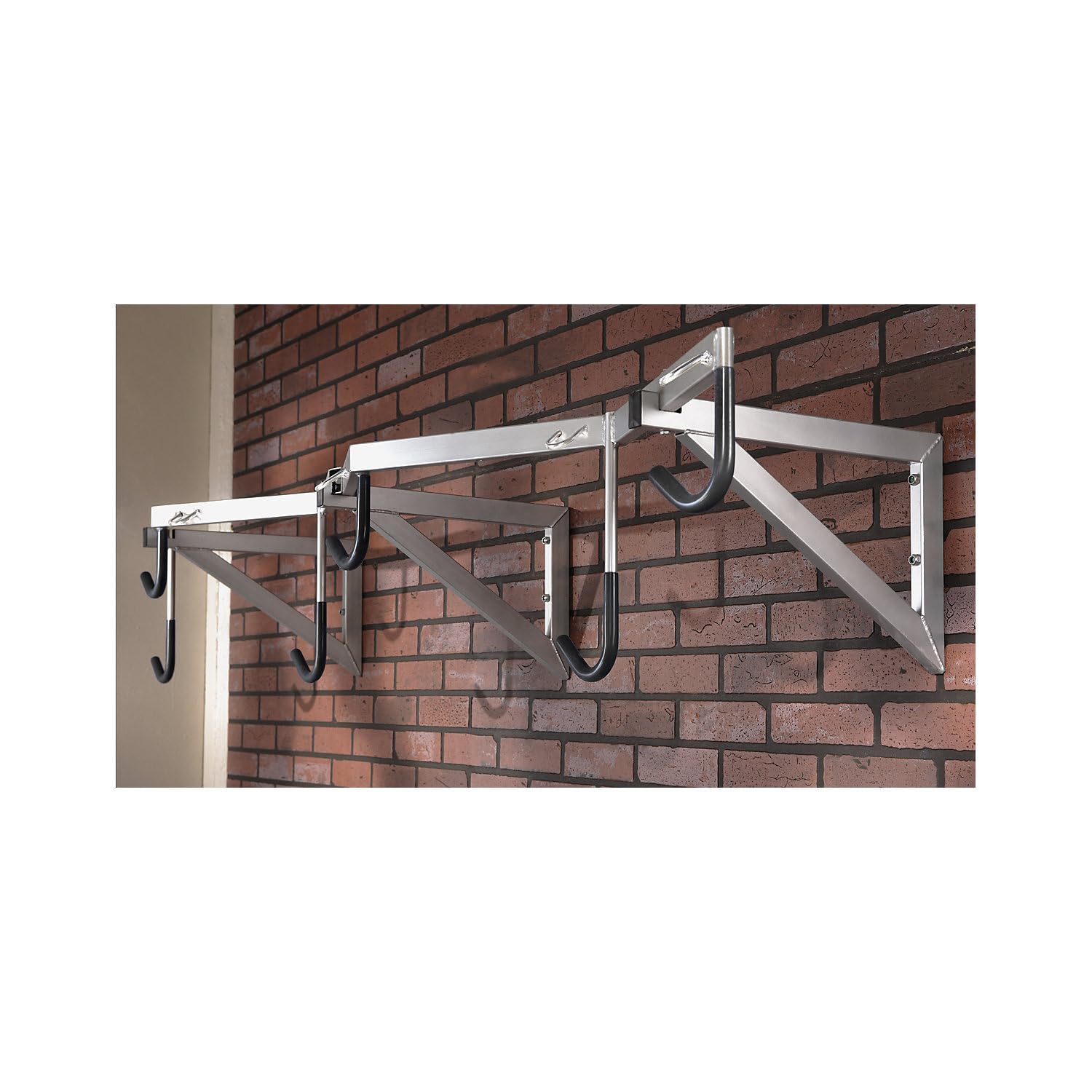 Mottez B138C Range-vélos modèle pro 6 vélos Gris 200 x 35 x 55 cm