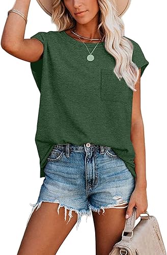 Miniatura 10 de CNFUFEN Womens Fashion Solid Color T Shirts Long Sleeve Tunics Casual Comfy Tops