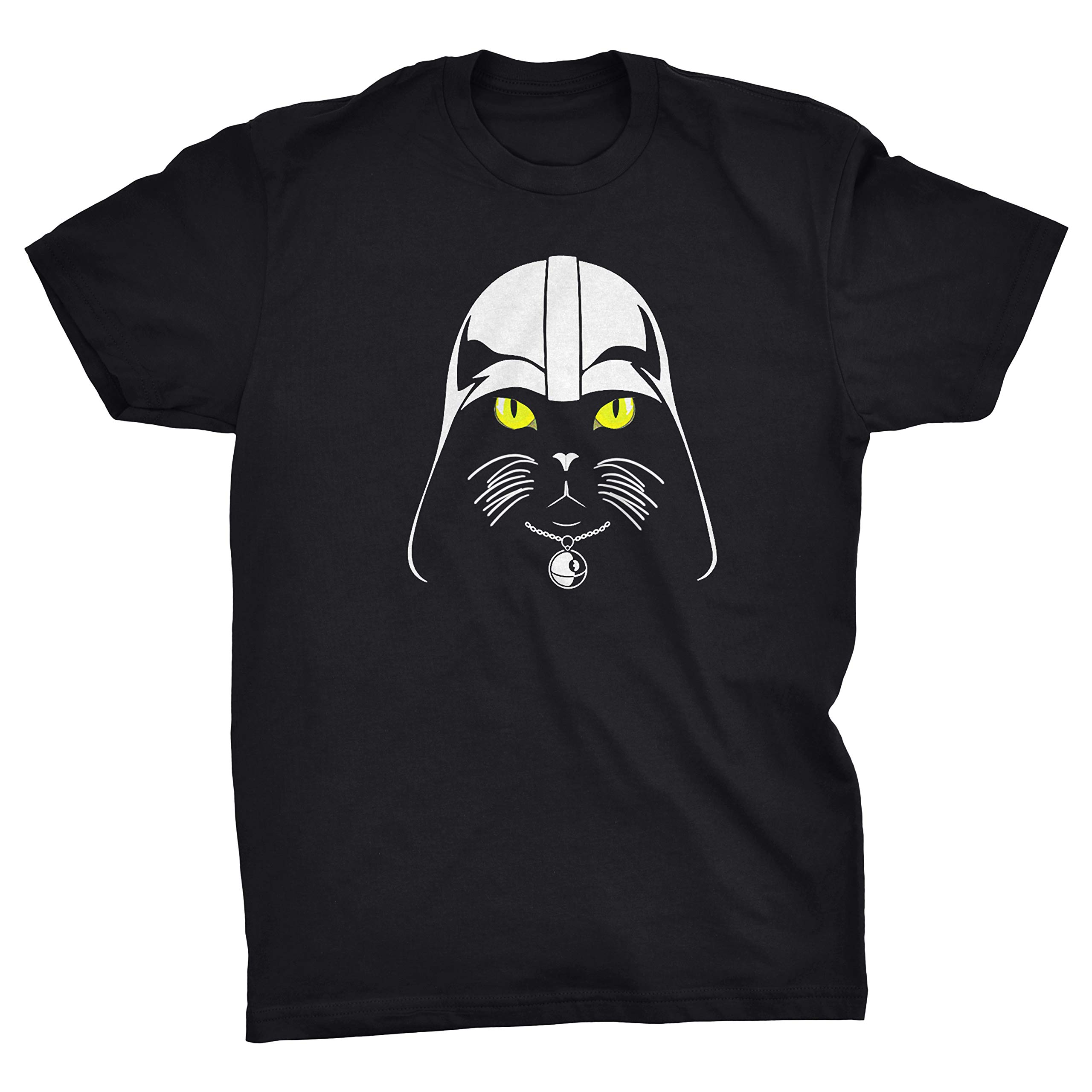 Viper By Gld Products Black Cat Vader Cute Star Scifi Feline Geek T-Shirt (, 5XL)