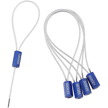 Leadseals® 100 Cable Seals Uniquely Numbered Tags Tamper Proof - View #9