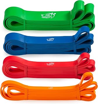 Fit Simplify Resistance Tube Bands and Pull Up Assistant Stretching Powerlifting Bands