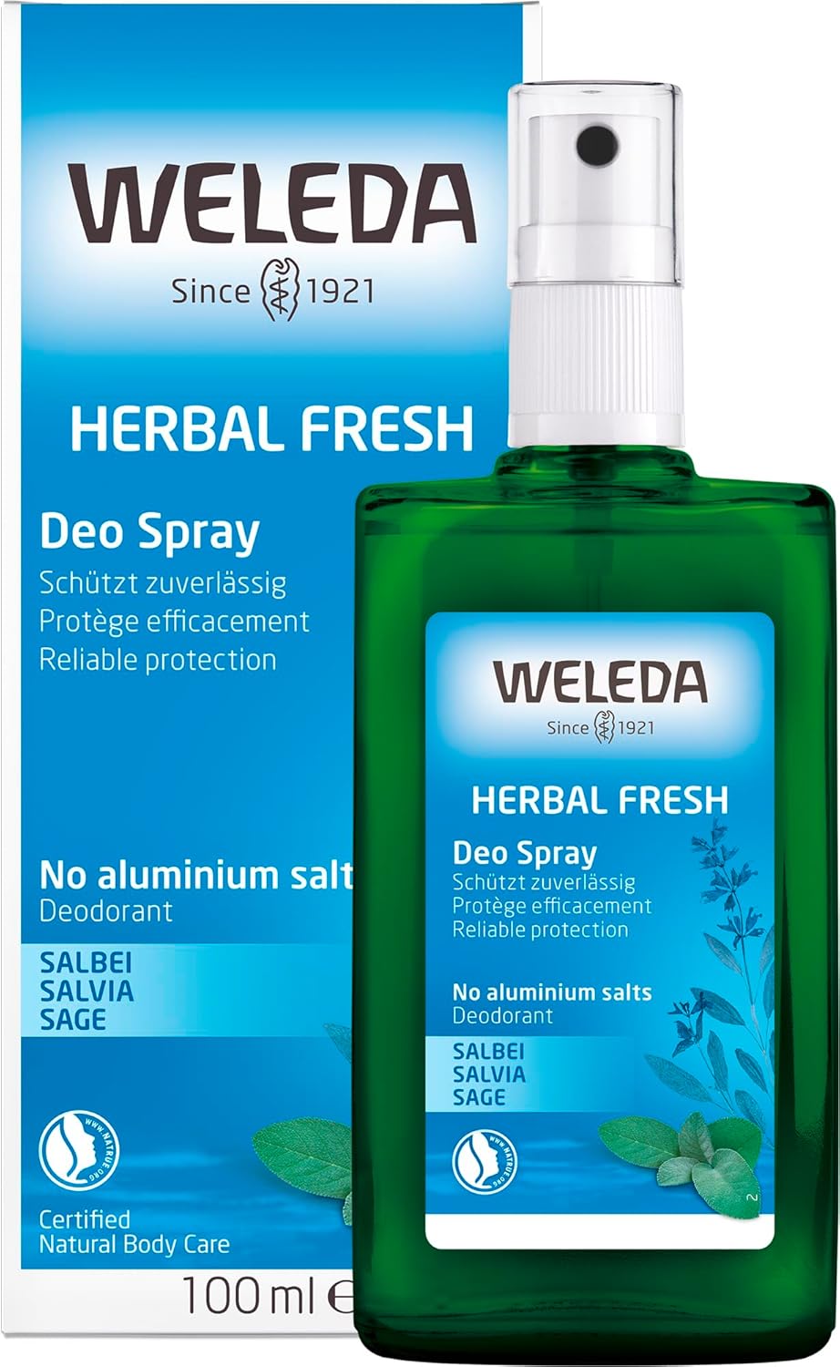 Weleda Deodorant Sage - 3.4 fl oz Pack of - 5