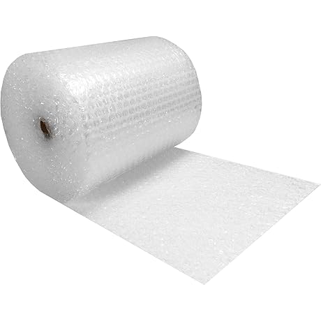 uBoxes Bubble Wrap 24" Wide Rolls 100' Long for Superior Protection while Shipping