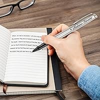 Vista 7 de Bolígrafos personalizados, bolígrafo grabado para hombres, bolígrafos de tinta de gel personalizados, bolígrafo de escritura regalo para graduación