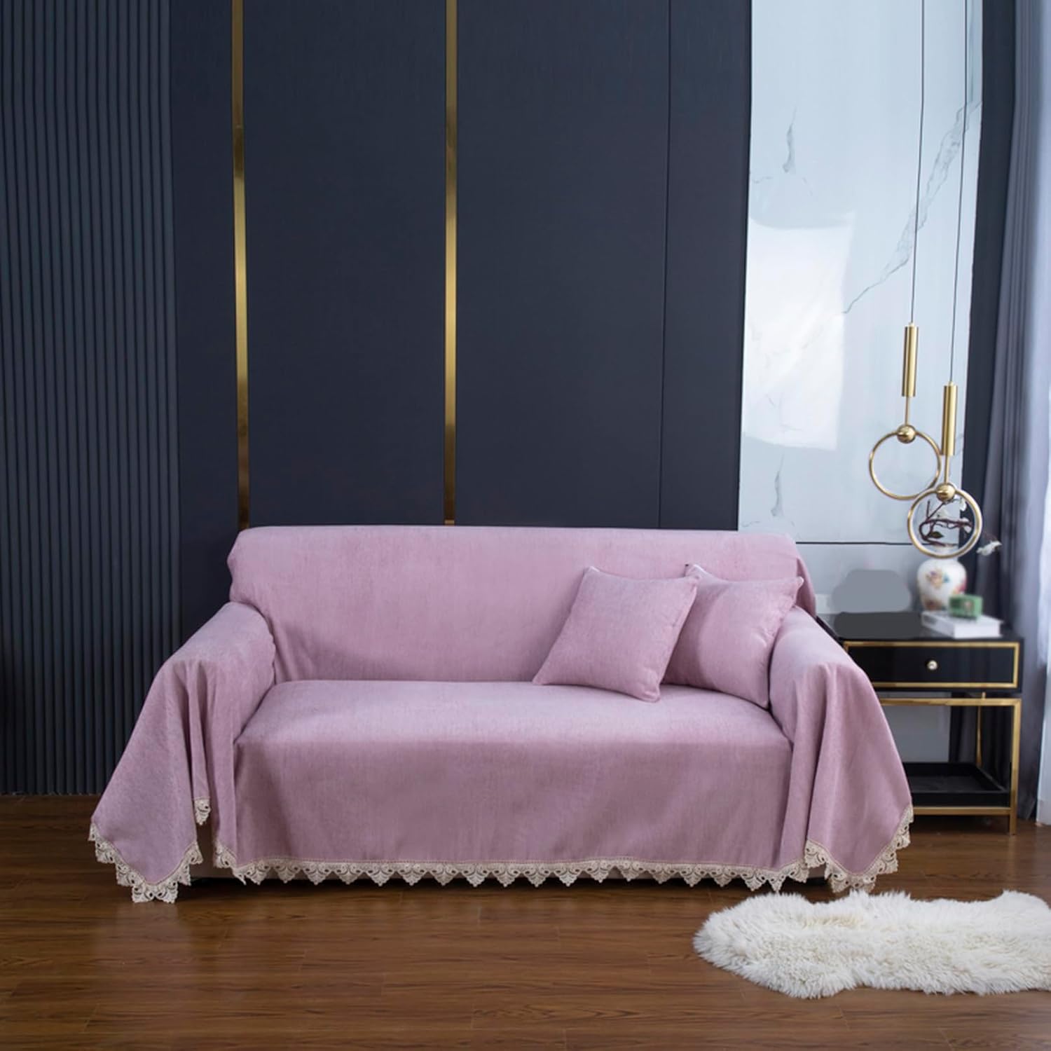 カンチレバー チェア 椅子 2脚 ビロード ジャガード 金華山 昭和