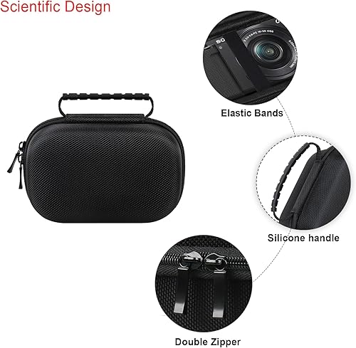 Miniatura 4 de Funda de transporte para Sony Alpha ZV-E10  ZV-E10L - APS-C Kit de cámara de vlog sin espejo con lente intercambiable, cámara digital portátil,