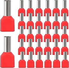 FASBET 100 Twin Ferrules 10 mm², 2 Double Ferrules, Ferrule Set (100 Pieces)