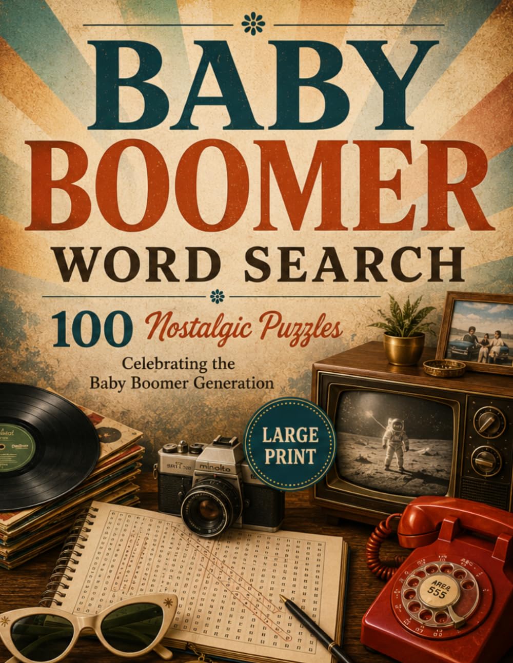 Baby Boomer Nostalgia Word Search: 100 Nostalgic Puzzles Celebrating the Baby Boomer Generation (Nostalgia Puzzle Book Collection)