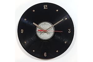 Rock And Roll 12" Vinyl Record Wall Clock