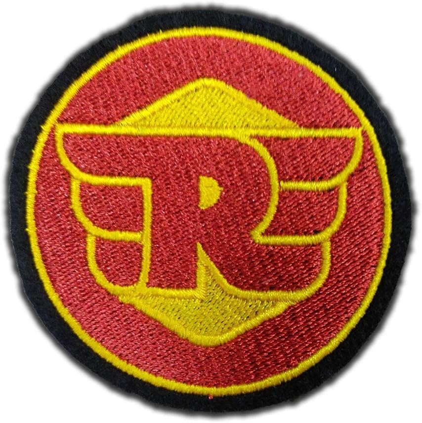 ISEE 360 RE Logo Decorative Embroidery Sewable Patches for Boys Girls Jackets Jeans Bags Clothes Any Garments Etc L x H 2.75 x 2.75 inches