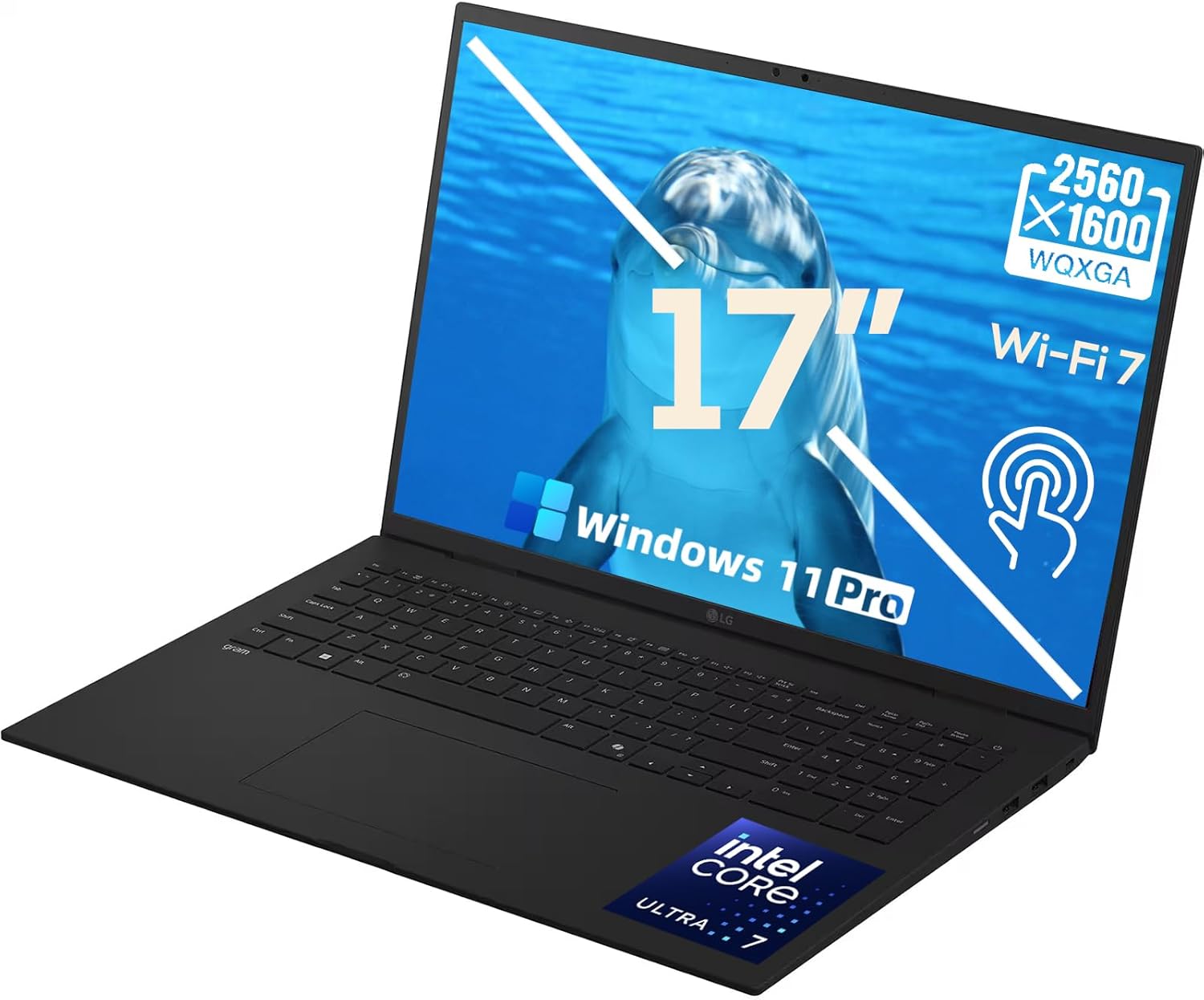 LG gram 17-inch Precision Business Laptop – 2.5K WQXGA Touchscreen Display, Copi…