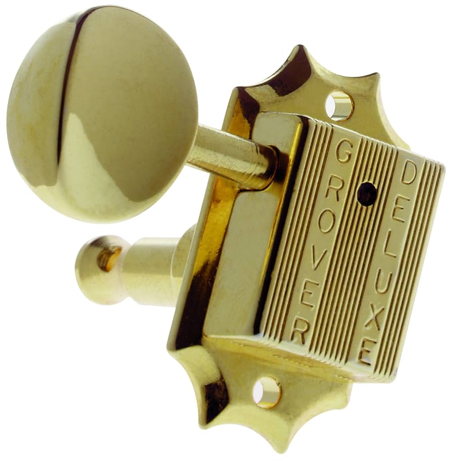 ヴィンテージ 70年代 MADE IN U.S.A. Grover 6連ペグ ヴィンテージ・グローバー・ペグの変遷 - ニッケル/クローム編