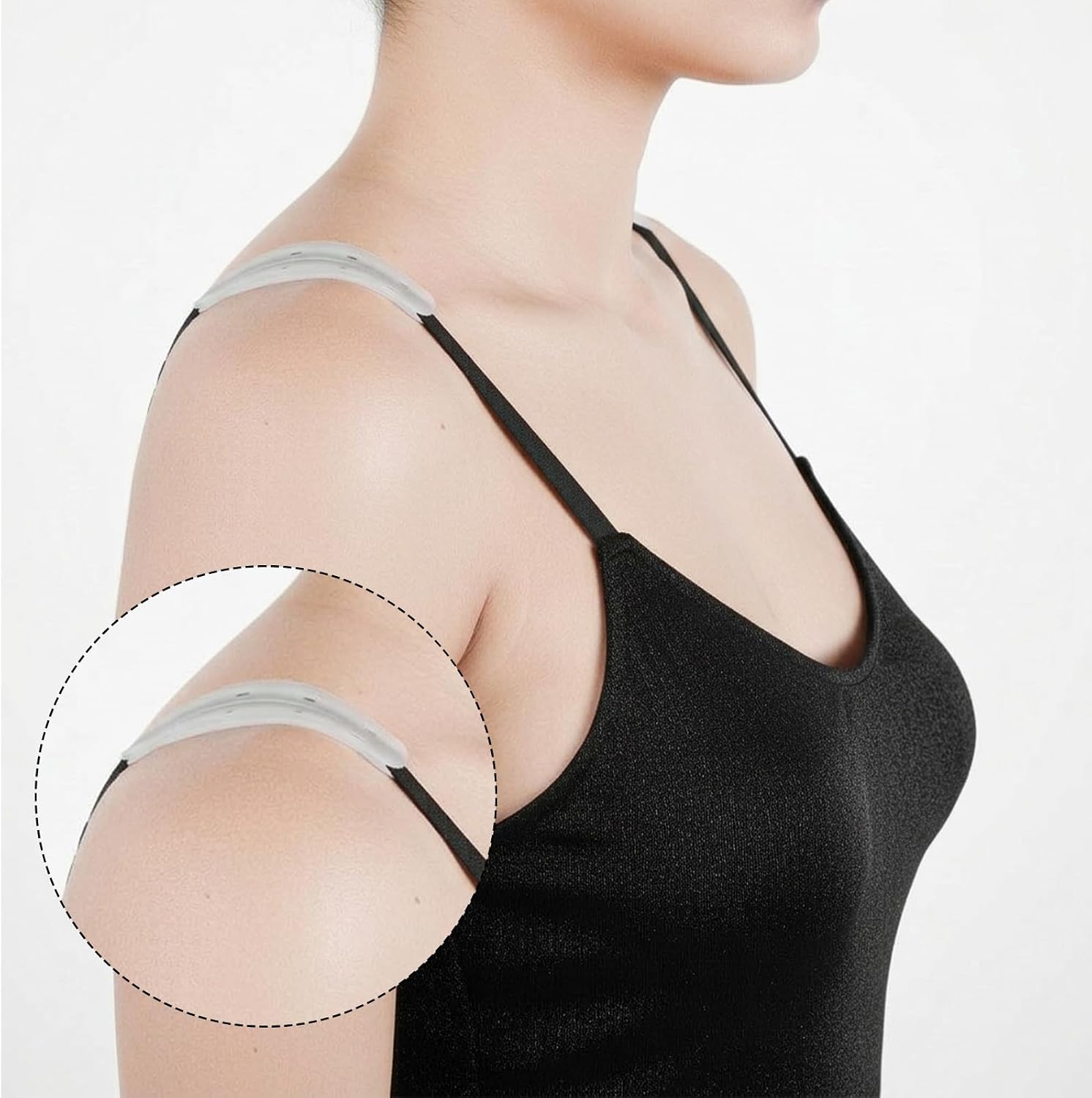 12 Pcs Bra Strap Pads, 3 Colors Silicone Bra Strap Anti Slip Cushion, Soft Shoulder Straps Pad for Bras Straps Holders for Slipping, 2 Type Silicone Shoulder Protector Pads for Slipping Ease Shoulders