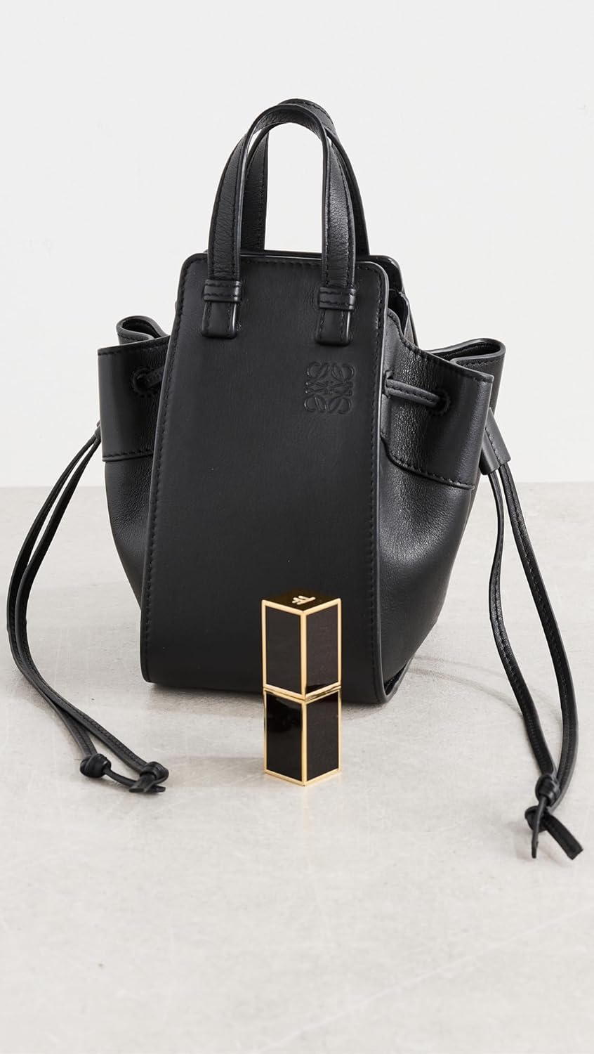 Loewe Women's Pre-Loved L Black Calfskin Hammock Drawstring Shoulder Bag - Image 3