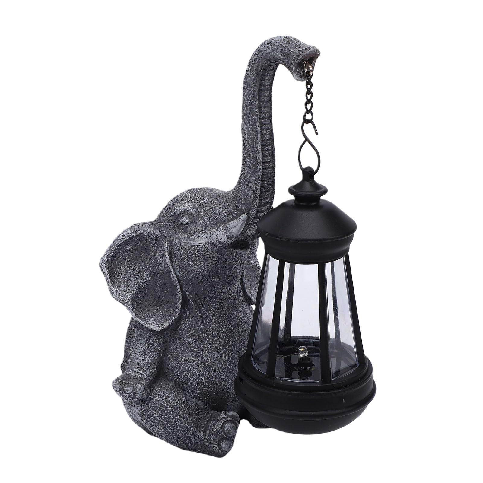 Figurine d'éléphant lanterne LED chaude pour veillées sur terrasse