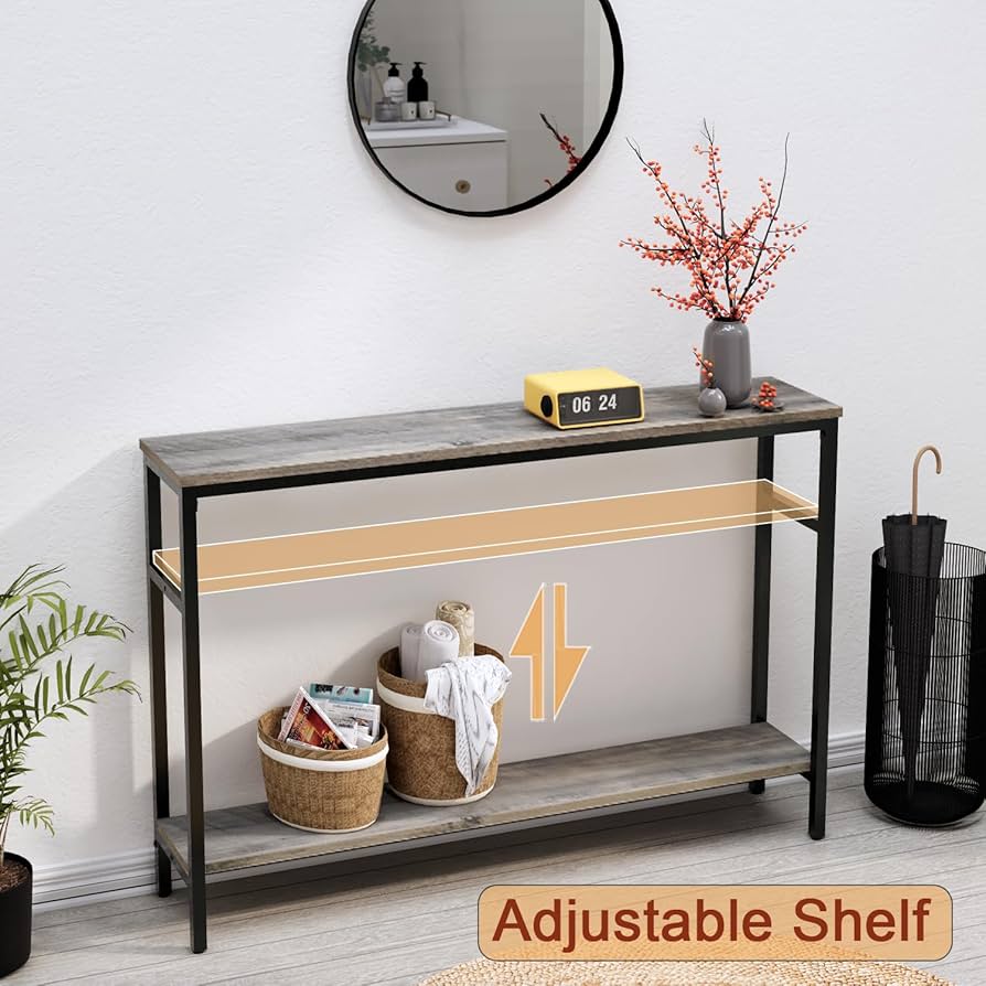 マウンテンリサーチ　Narrow Table Amazon.com: Modern Style Console Table Narrow Sofa Table