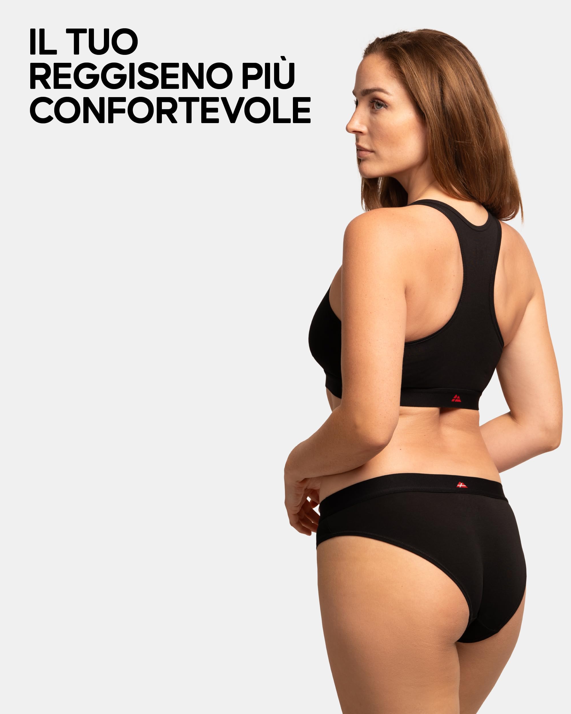 DANISH ENDURANCE Bikini Donna in Cotone Biologico – Intimo Morbido e Traspirante, Slip Comodi da 3 o 6 Paia