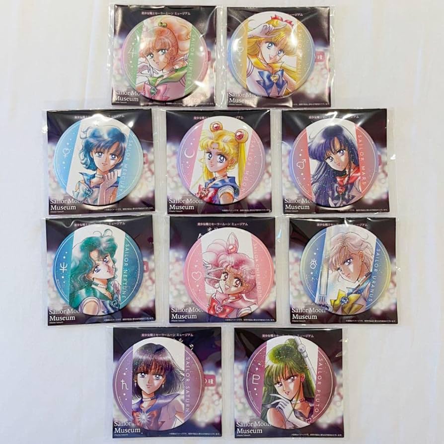セーラームーンミュージアム缶バッジコンプリート