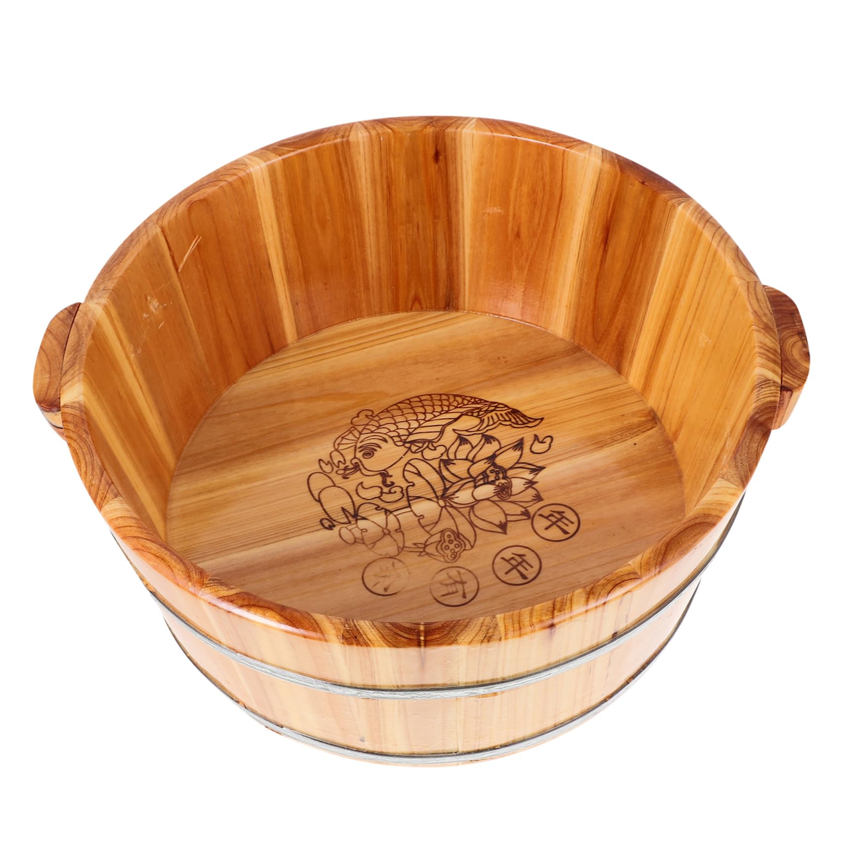 Yardwe Cubo Para Baño De Pies Multiuso 14.96X13.77X6.29 Pulgadas Ligero Portátil Lavabo Para Lavar Los Pies Uso Doméstico Ideal Para Pedicura Y Relajación