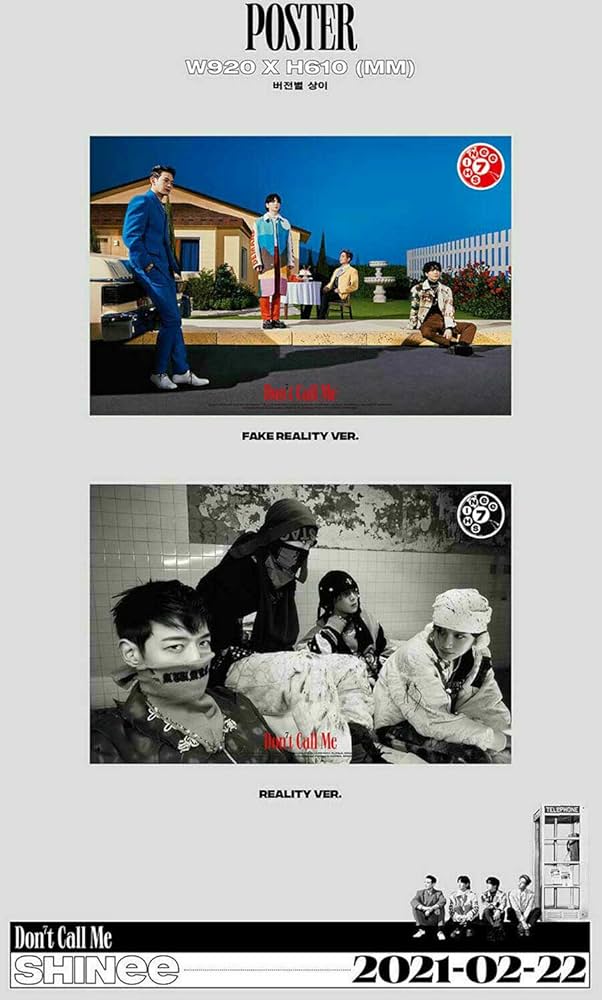 DIY CUBIC PAINTING　Dont Call Me　TAEMIN SHINEE [DON'T CALL ME] 7th Album_PHOTO BOOK_[ FAKE REALITY