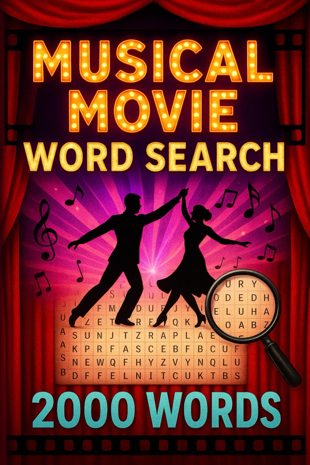 Musical Movie Word Search Puzzle Book: 100 Word Finds, 2,000 Hidden ...