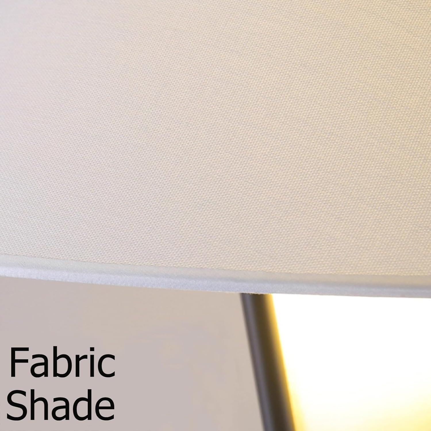 Mid Century Floor Lamp For Living Room Dimmable Standing Light with E27 Bulb Fabric Shade With Foot Switch Bedroom Corner Lamps Tall Lighting For Reading Studying Home Decor (Led Included)