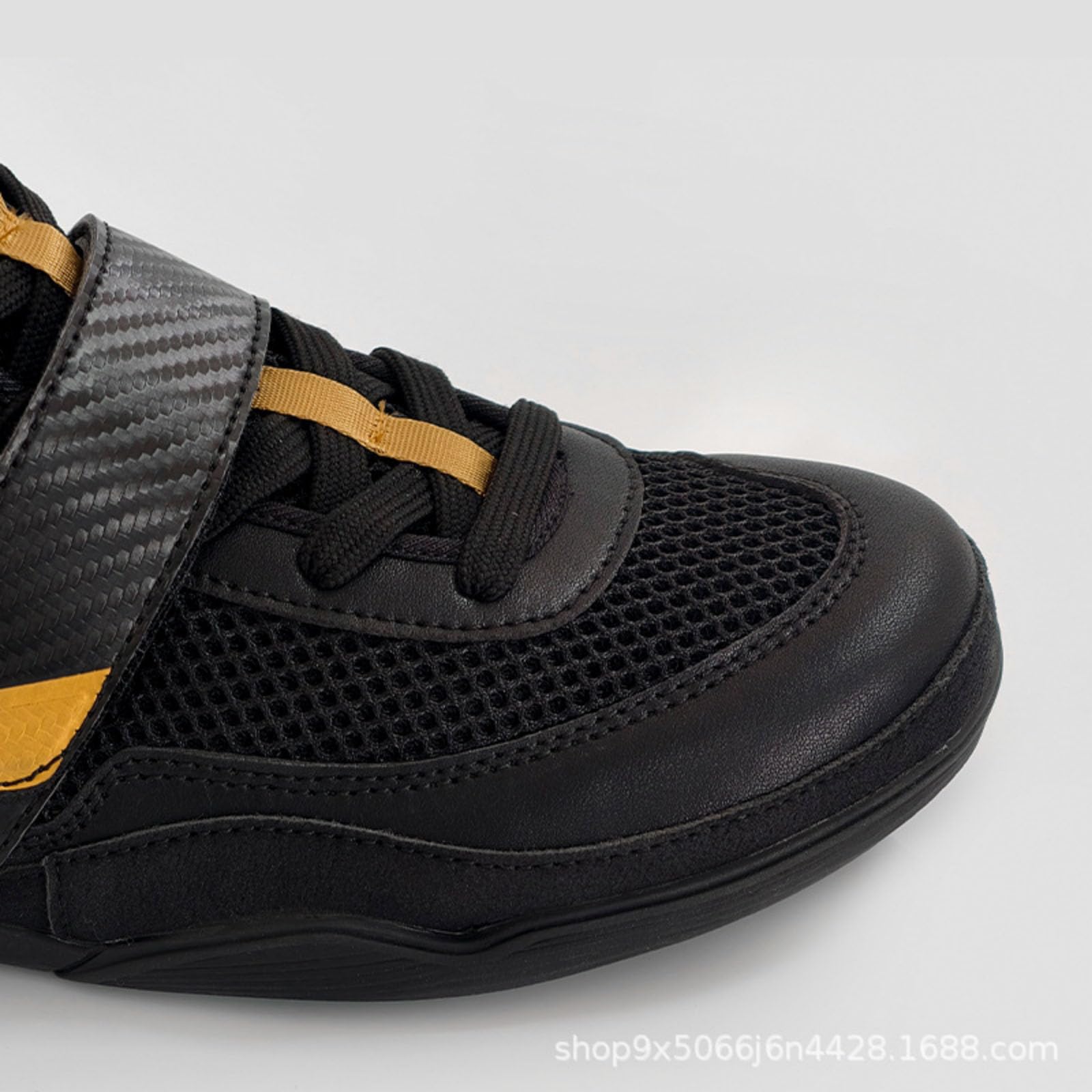 Hixingo Chaussures de Lutte pour Homme Femme 36-46, Chaussures de Boxe avec Antidérapantes Semelles en Caoutchouc Légère et Respirantes pour Boxe, Kickboxing, Lutte