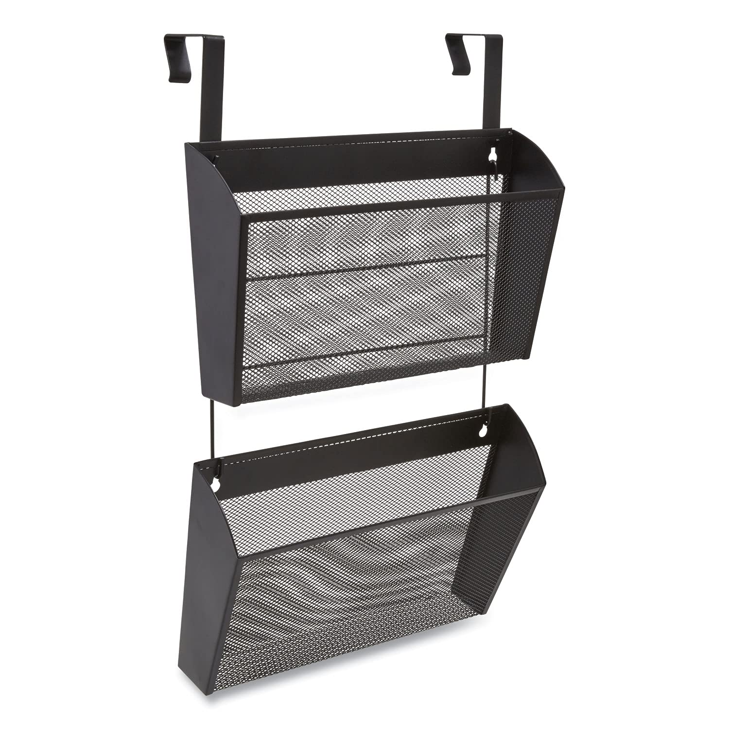 TRU RED Staples TR57580-CC 1-Pocket Mesh Letter Wall File, Black, 2/Pack