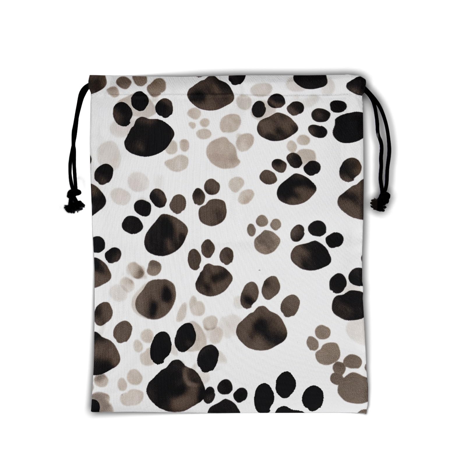 Nerxy Black Paw Gymnastics Grip - Paw Grip for Gymnasts & Pets, Adjustable String Bag