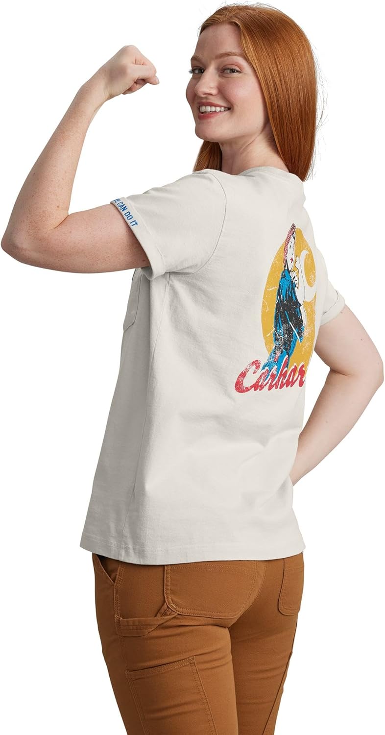 Carhartt Women's 106903 Women's Loose Fit Heavyweight Short-Sleeve Love of Labo - Image 5