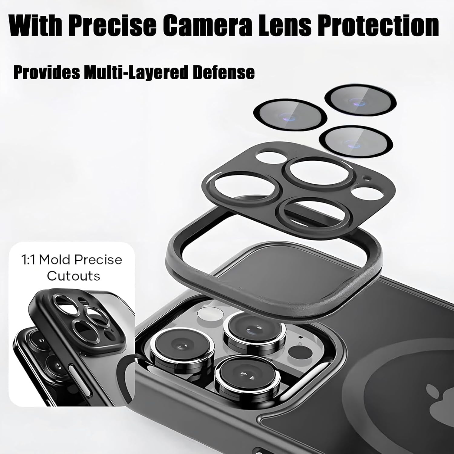 Magnetic Case for iPhone 16 Pro Max with Privacy Screen Protector & Camera Cover [Compatible with MagSafe],Soft Shockproof Phone Case Protective Bumper Cover for iPhone 16 ProMax,Pink - Image 5