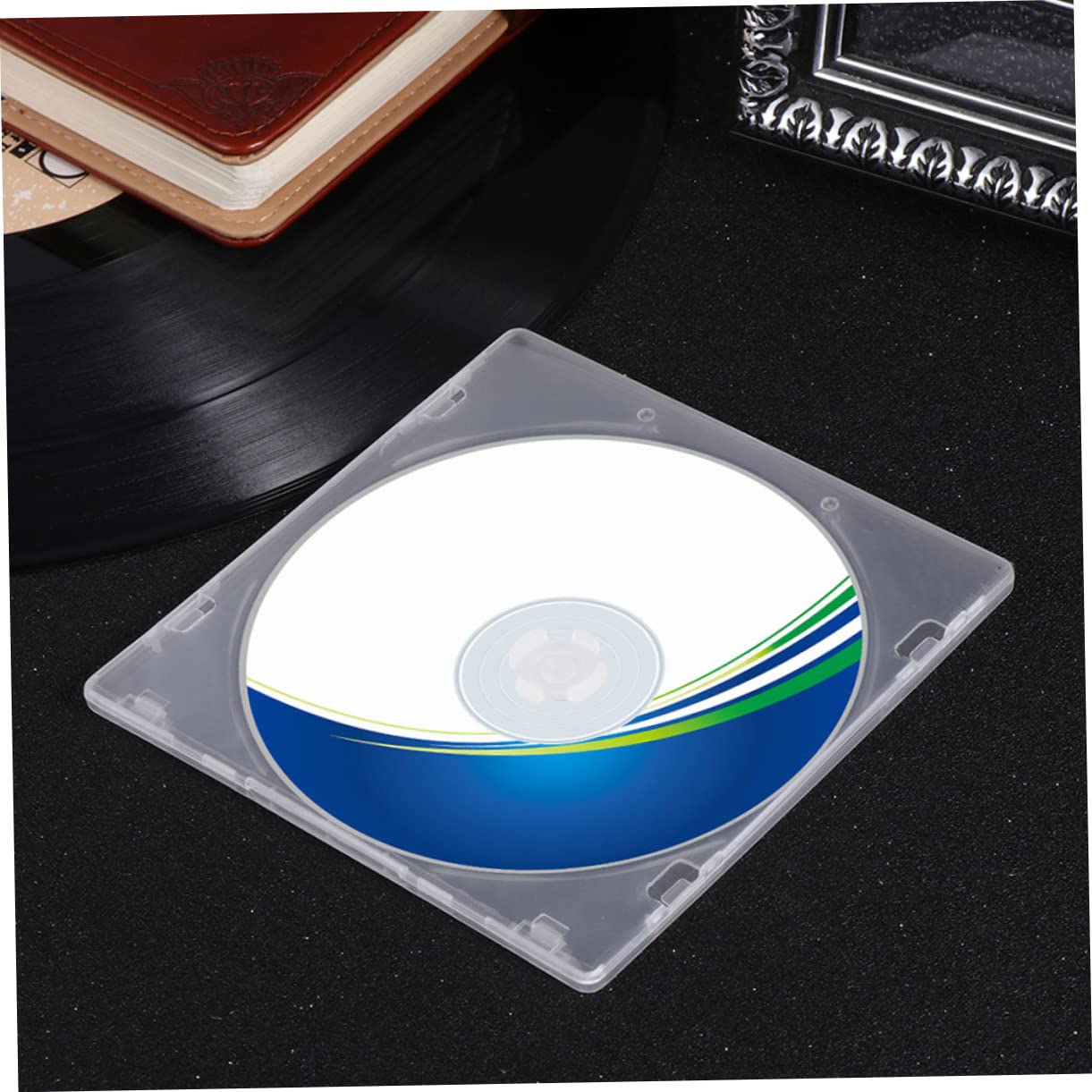 Gatuida 36stücke Transparente Cd-Jewel Cases Doppelte Aufbewahrung Für Und DVDs Für Sicheren Transport Und Platzsparende Organisation