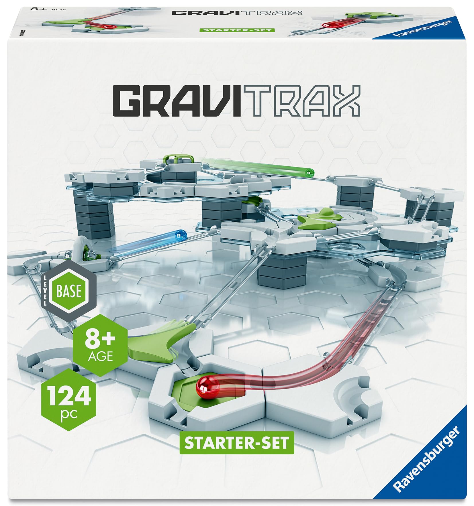 Ravensburger GraviTrax Starter Set – Circuit à Billes pour Enfant 122 pièces – Piste à Billes de Construction – Marble Run éducatif STEM – Jeu Scientifique dès 8 Ans – Version française